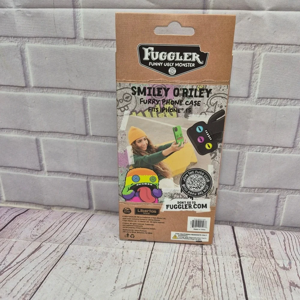 Fuggler Smiley ORiley Furry Phone Case Green Funny Ugly Monster iPhone 15 New